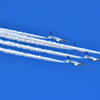 青空にブルーインパルス③