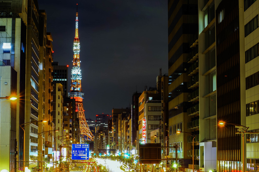 タワーのある風景