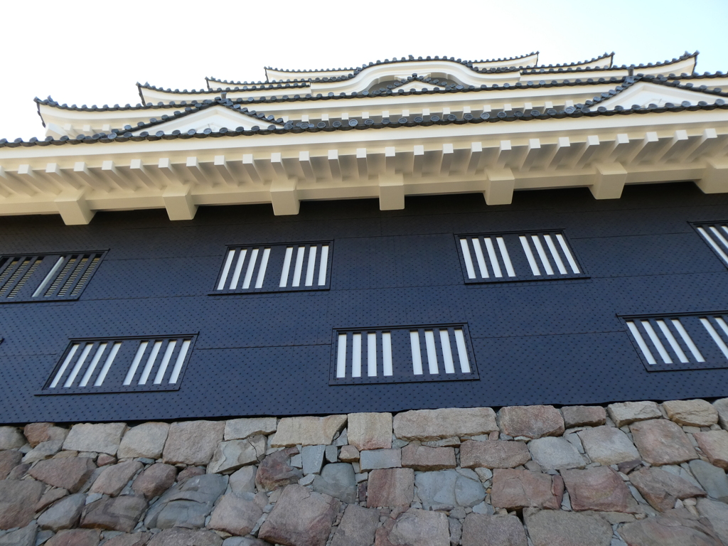 福山城鉄板張り
