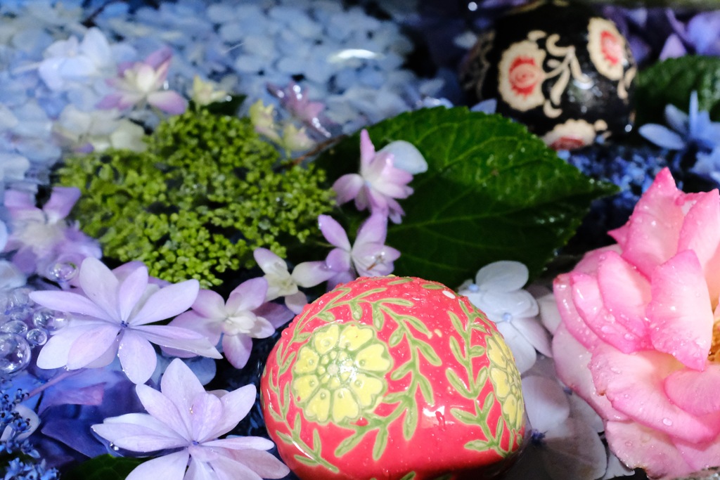 紫陽花手水2