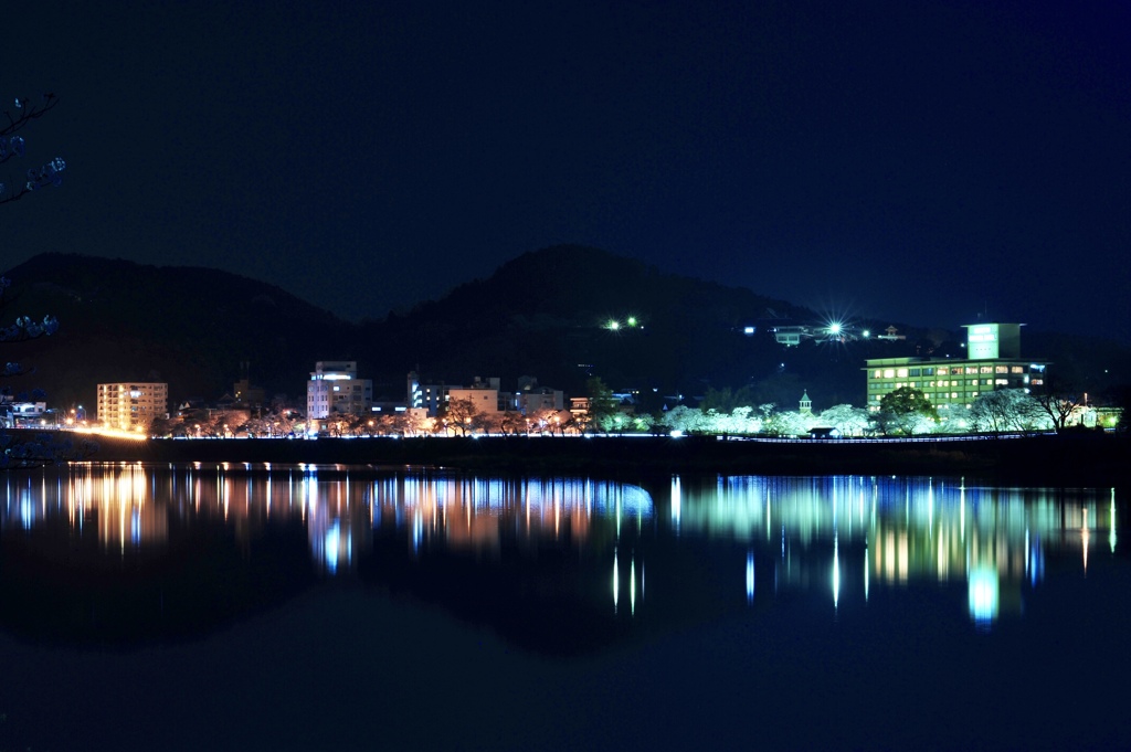 木曽川夜景