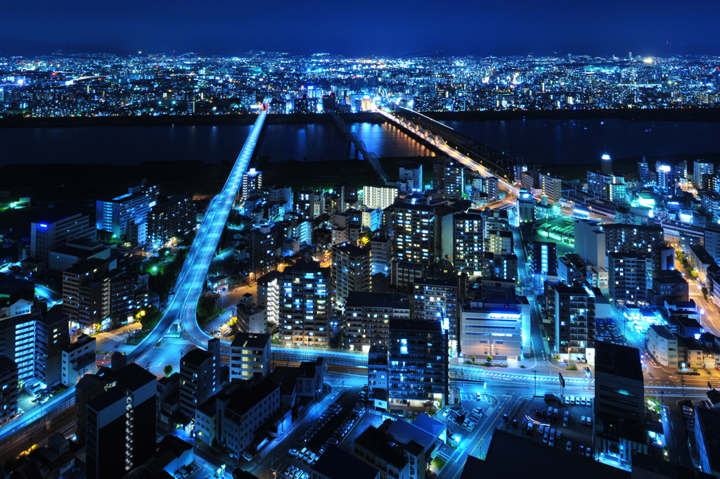 大阪の夜景