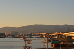 函館ともえ大橋からの夕景２