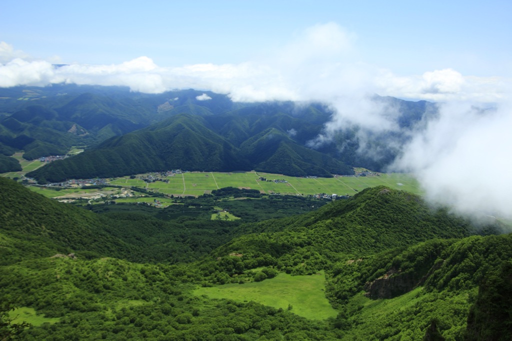 磐梯山からの景色