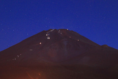 登山者光跡