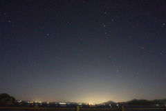 DSC01341　長崎　野母崎からの夜景と星空