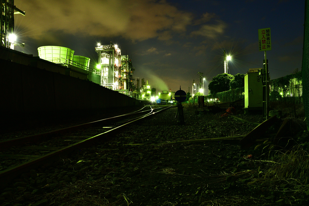 Factory night view1