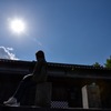 青空のもとで…