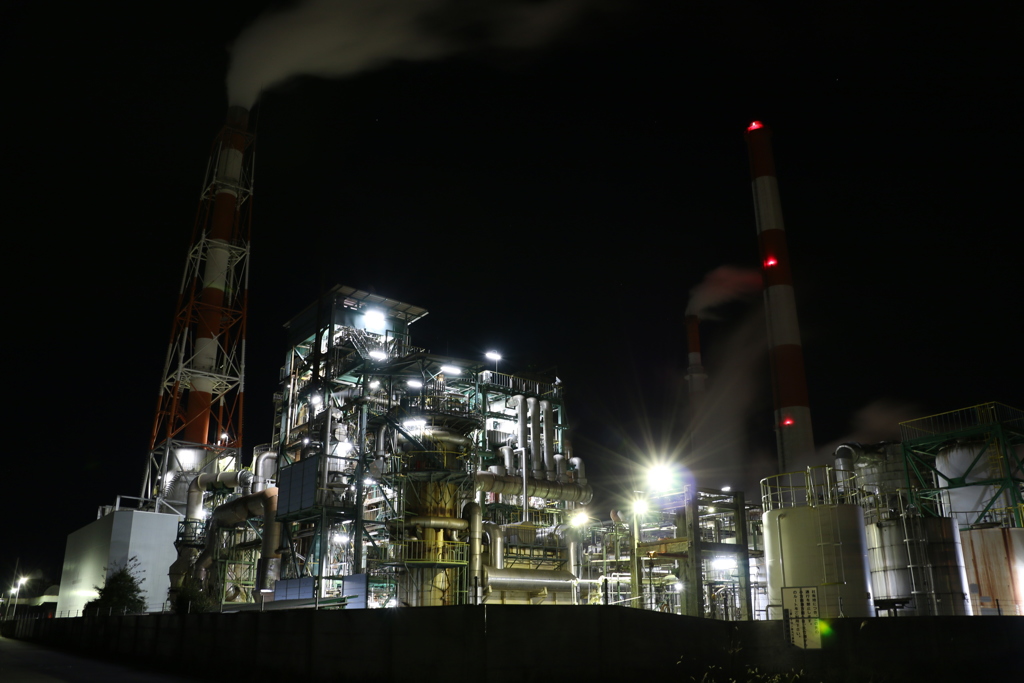 大竹 工場夜景④