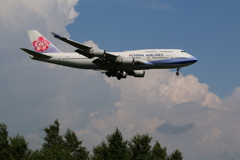 入道雲とB747