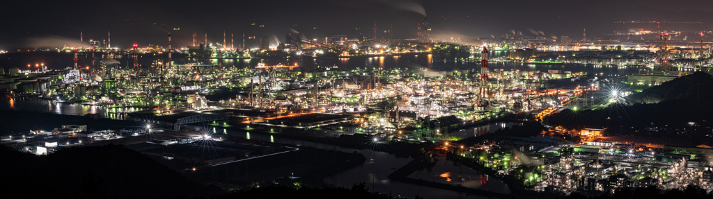 【パノラマ】水島コンビナート③