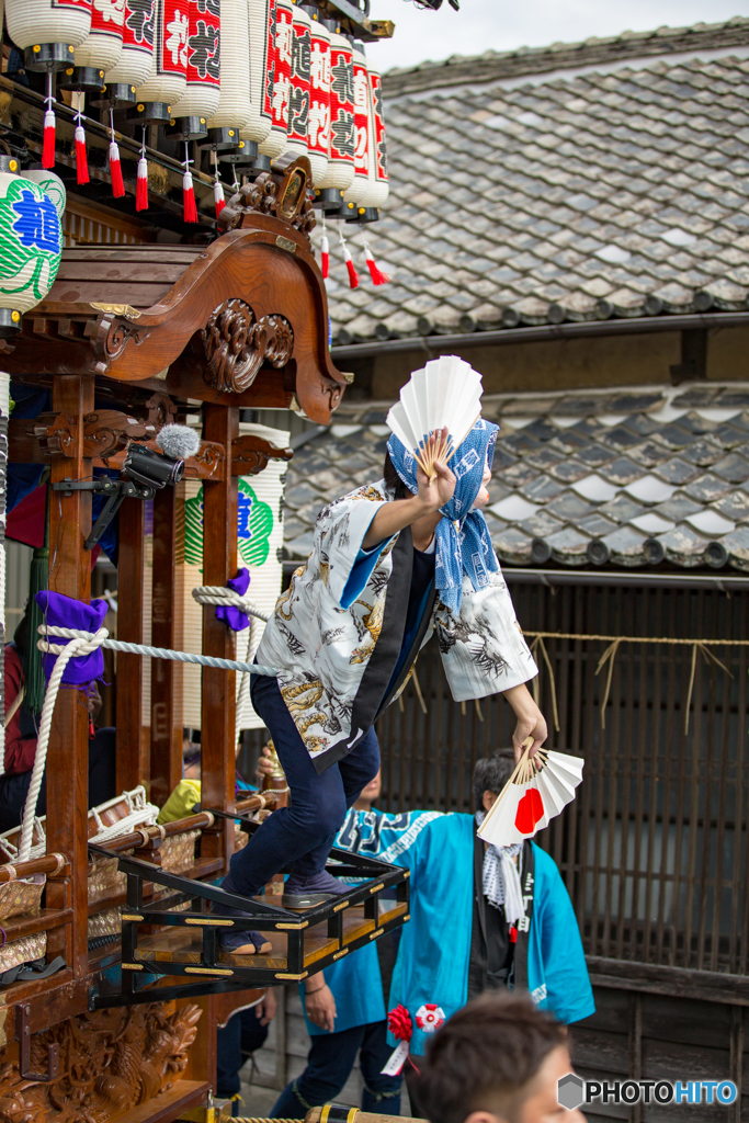 服織田神社祭典【ひょっとこ②】