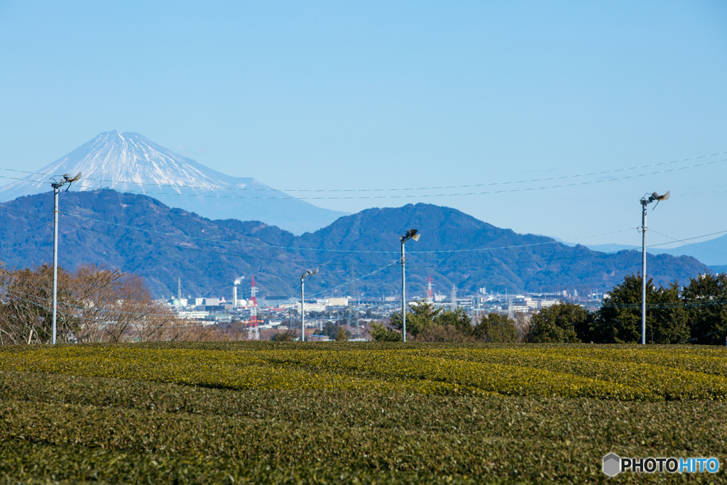 富士山と扇風機…。