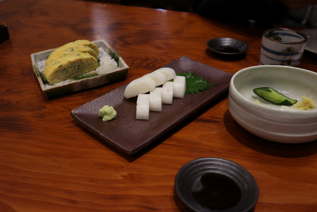 だし巻き卵にかまぼこに漬物に・・・