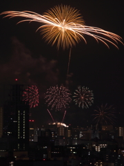 地上の土星　～夢みなと花火2017～