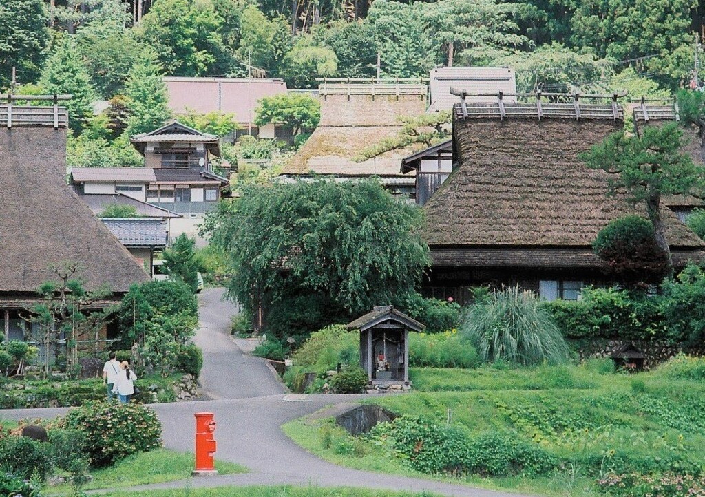 ポストのある里山