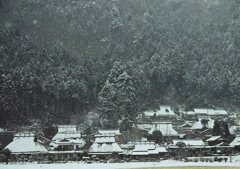 里山の雪景色　壱