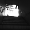 モノクロームな階段。