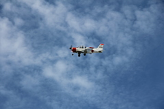 秋空の中で