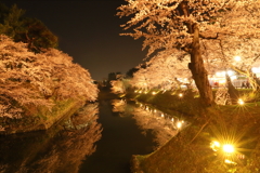 夜の弘前公園