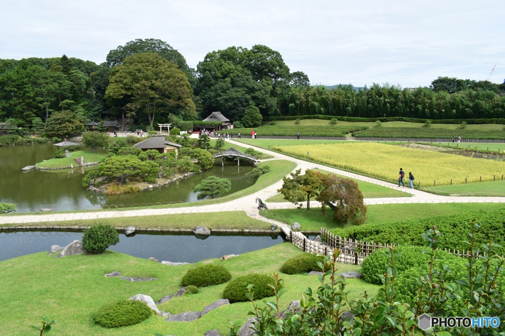 岡山後楽園東側