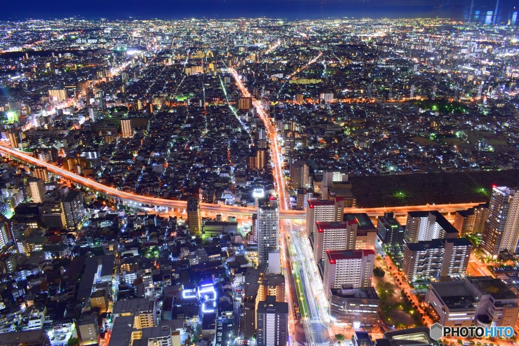 ハルカスからの夜景①