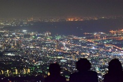 みんなで夜景に感動