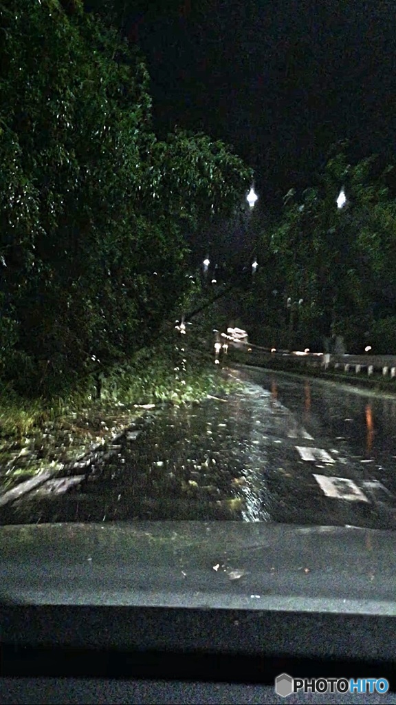 台風の夜