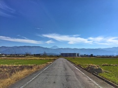 富士山へ続く道