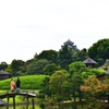 後楽園から望む岡山城