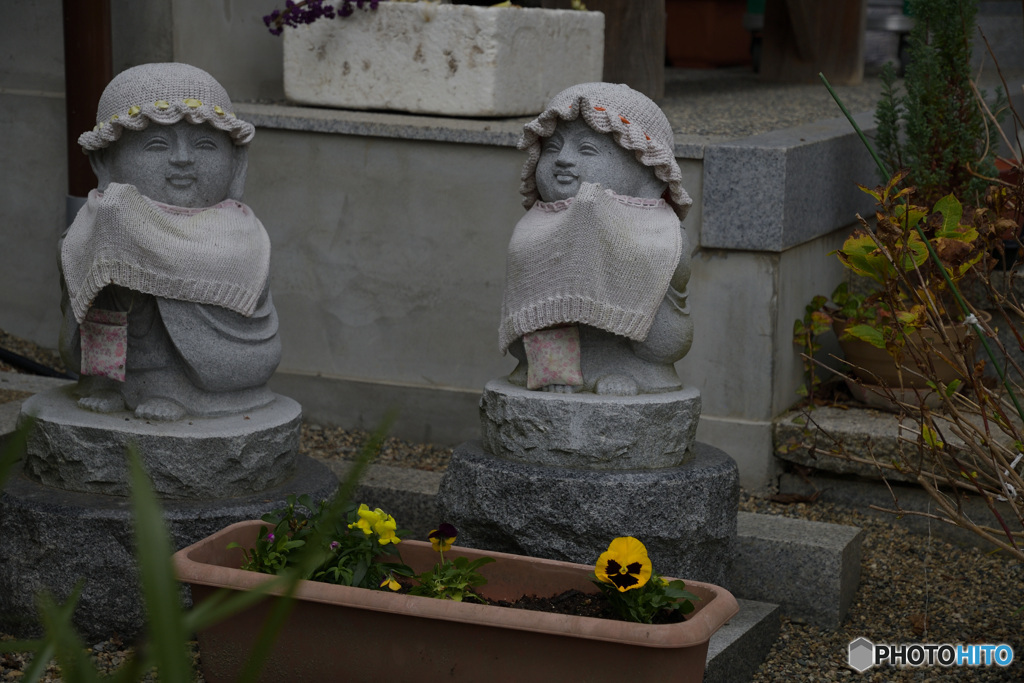 なごみ地蔵ふたり