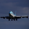 福岡空港にジャンボジェットがやってきた