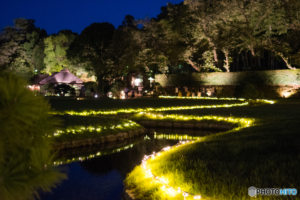 岡山後楽園　幻想庭園