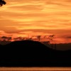 瞬間（日の出）　奥浜名湖