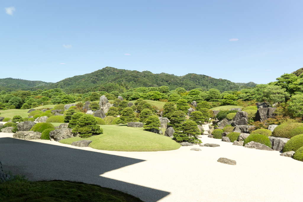 足立美術館の空