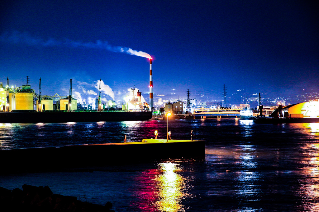 工場夜景