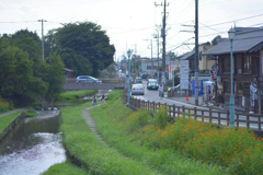 川越、観光地を外れた街並み
