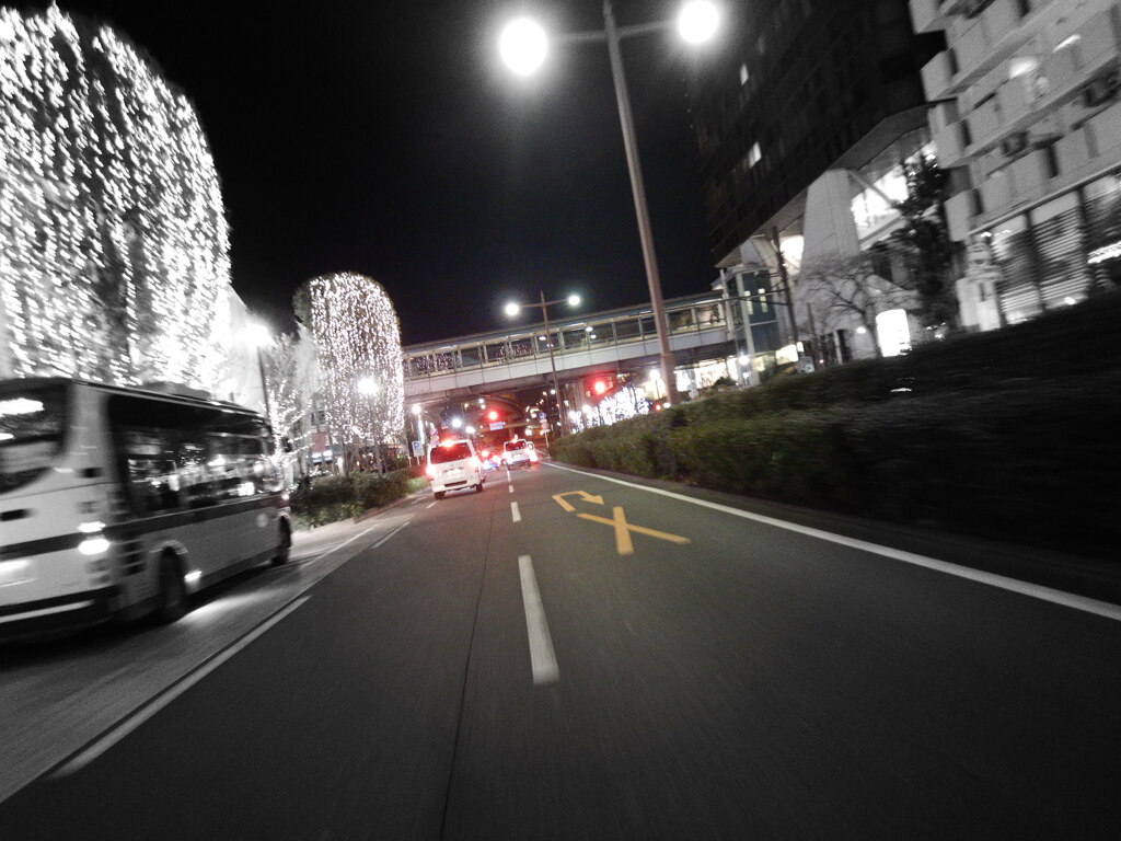 ストリートを流す
