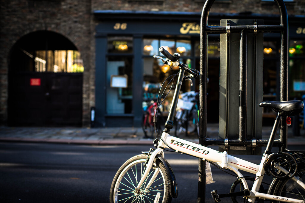 Parking a bicycle