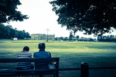 Couple on the bench