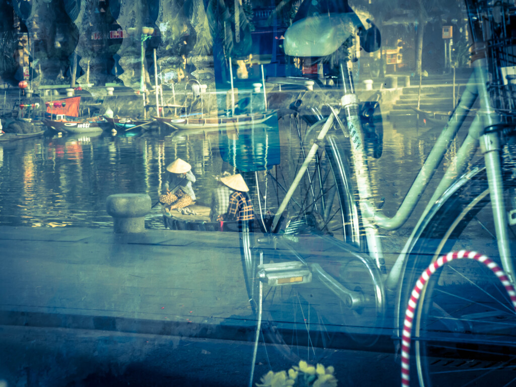 Bicycle & Canoe (reflection)