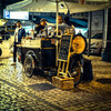 sidewalk cafe in Lisbon