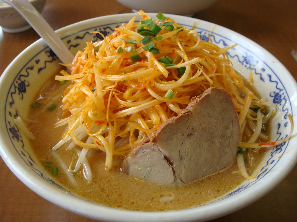 くるまやらーめん　　ネギ味噌ラーメン