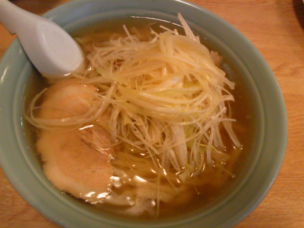 菖蒲　栄ラーメン　ネギラーメン