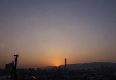 夕日