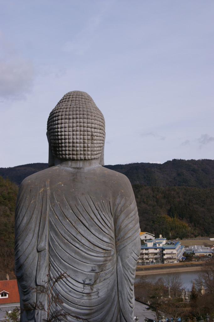 大仏の後頭部