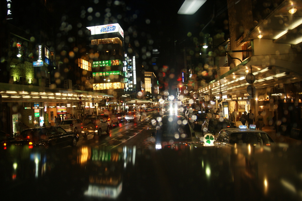 雨の京都