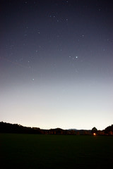 流れ星と誰もいない公園