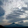 雲と富士