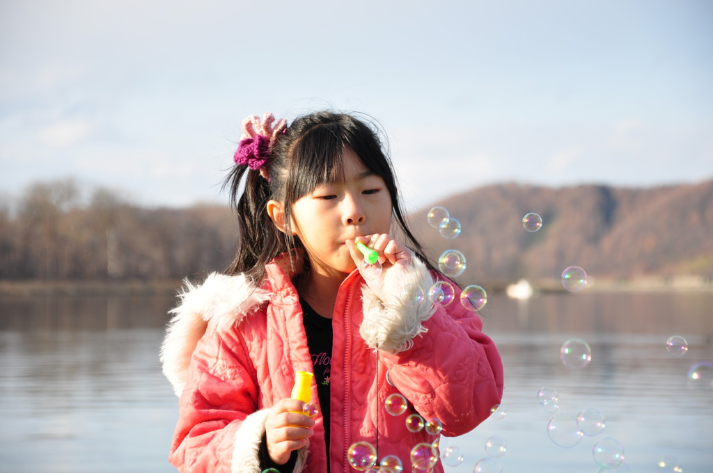 シャボン玉飛んだ②♪